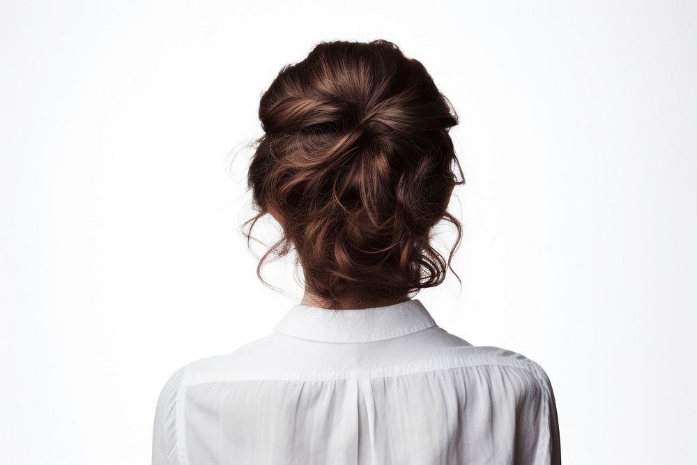 Adult woman hair hairstyle. 