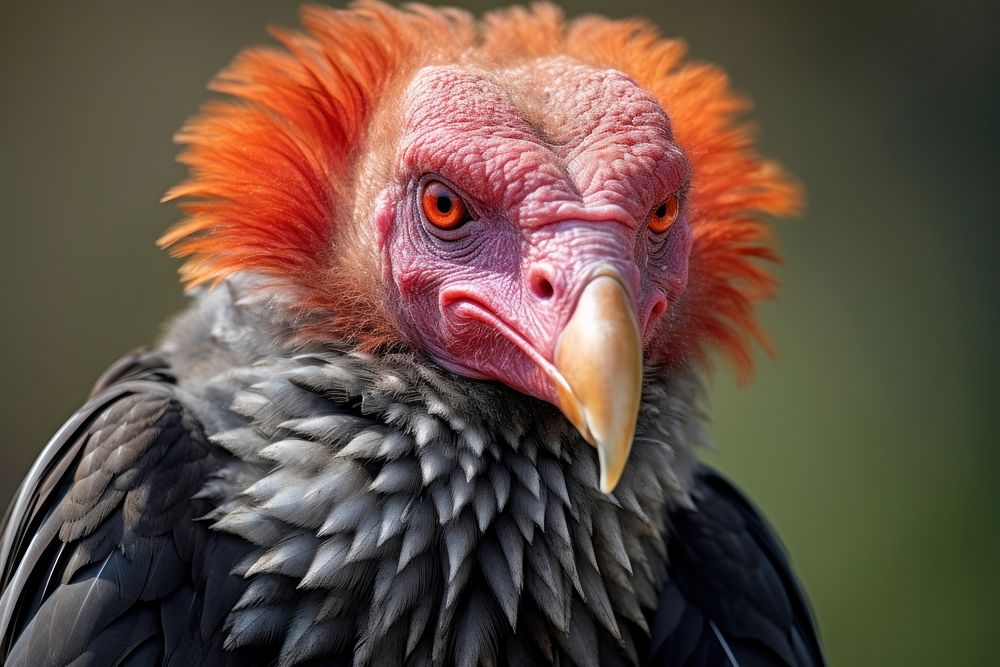 Vulture animal condor beak. AI generated Image by rawpixel.