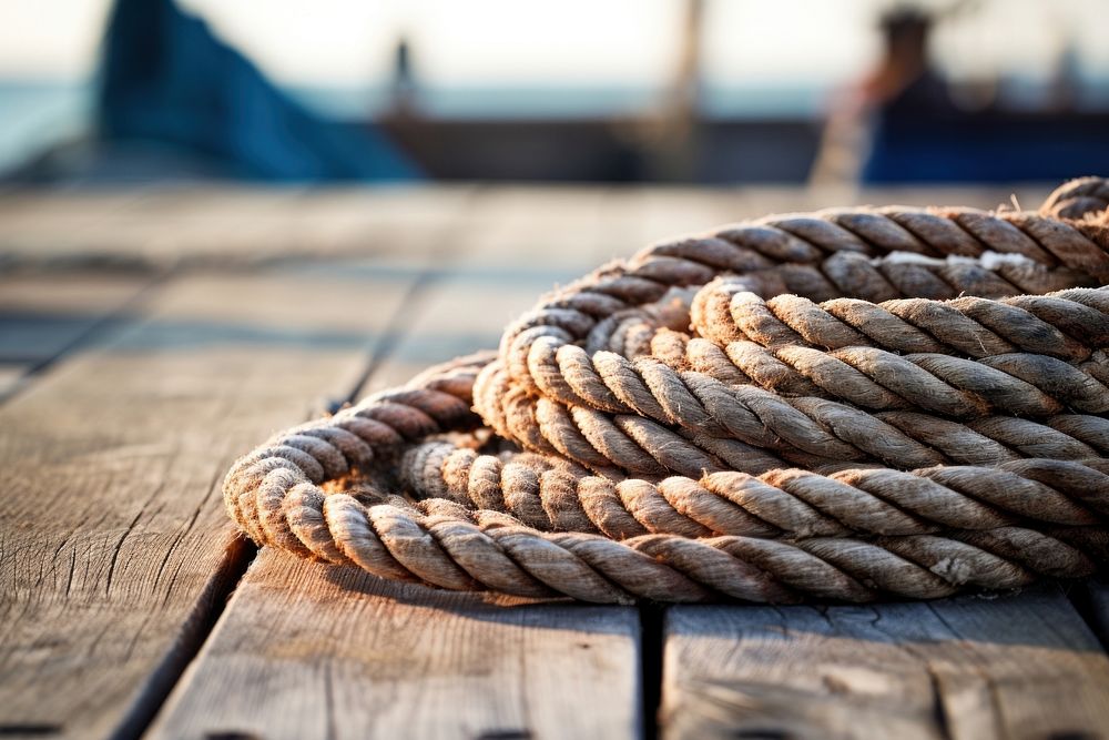 Rope deck wood architecture. 