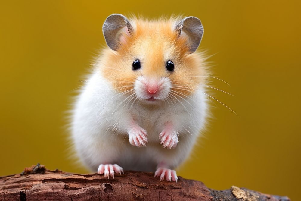Hamster rodent animal mammal. AI generated Image by rawpixel.