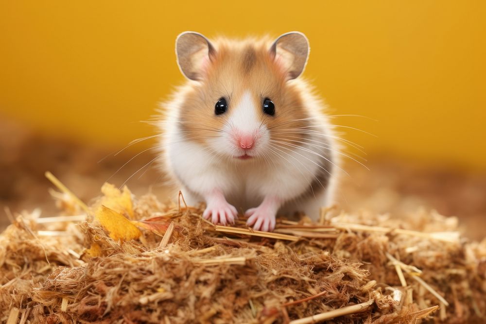 Hamster animal rodent mammal. AI generated Image by rawpixel.