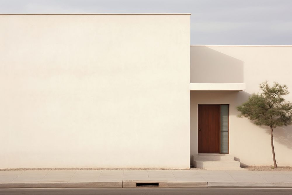 House architecture building plant. 