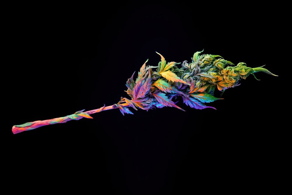 Leaf creativity blossom motion. AI generated Image by rawpixel.