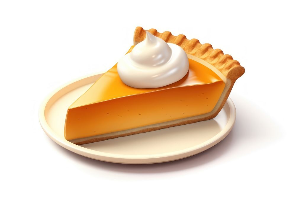 Pie dessert cream food. AI generated Image by rawpixel.