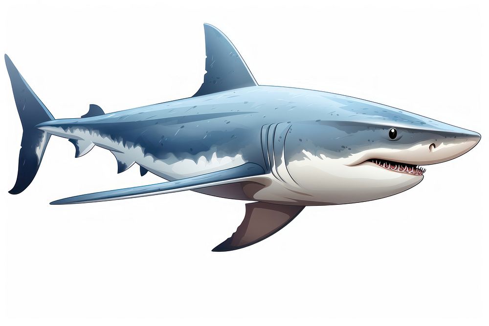 Shark animal fish wildlife. AI generated Image by rawpixel.