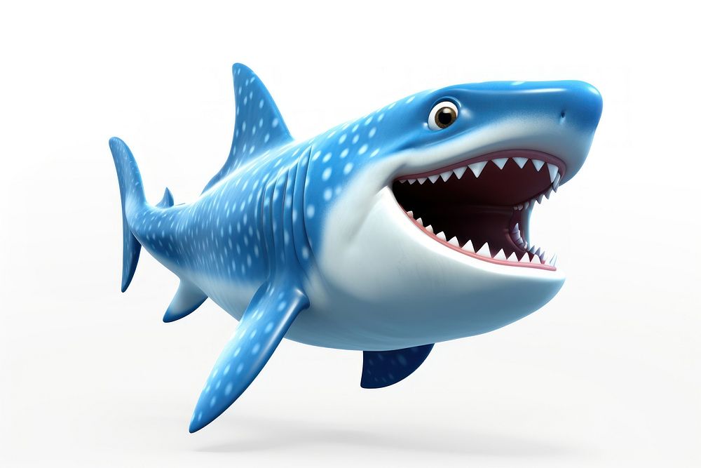 Whale shark cartoon animal mammal. AI generated Image by rawpixel.