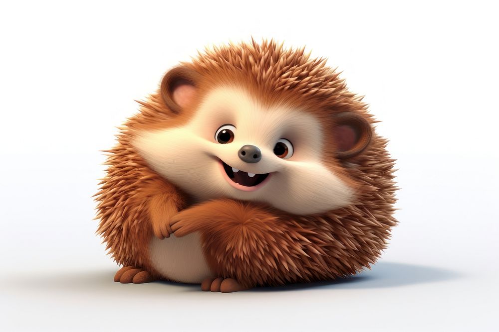 Cute Hedgehog hedgehog cartoon mammal. AI generated Image by rawpixel.