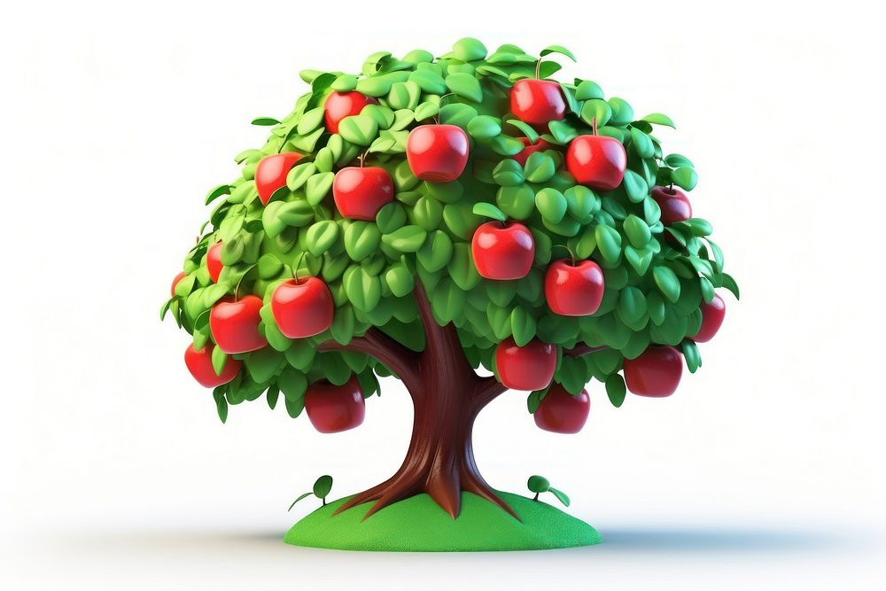 Tree plant apple fruit. AI generated Image by rawpixel.