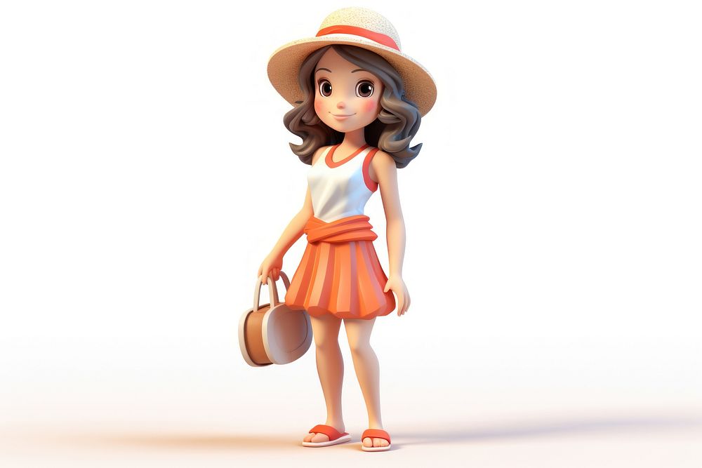 Summer doll cute toy. AI generated Image by rawpixel.
