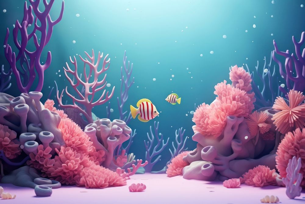 Sea undersea aquarium outdoors. AI generated Image by rawpixel.