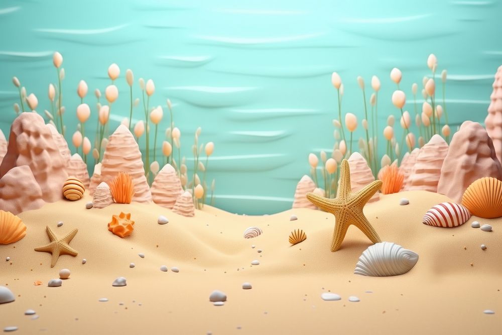 Outdoors cartoon nature sand. AI generated Image by rawpixel.