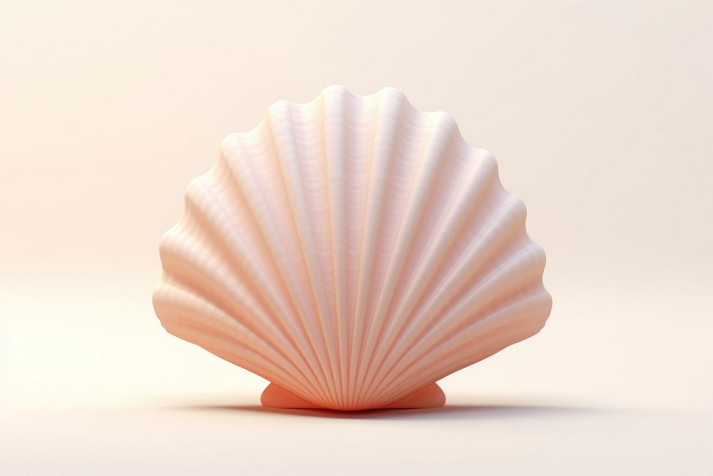 Shell clam invertebrate simplicity. AI generated Image by rawpixel.