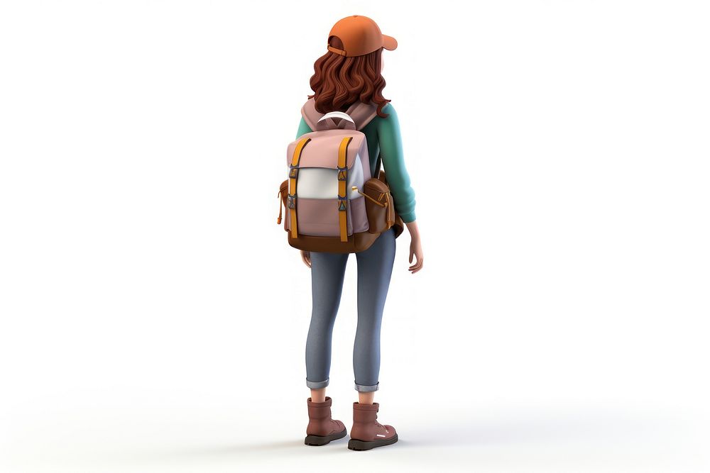 Backpack footwear cartoon bag. AI generated Image by rawpixel.
