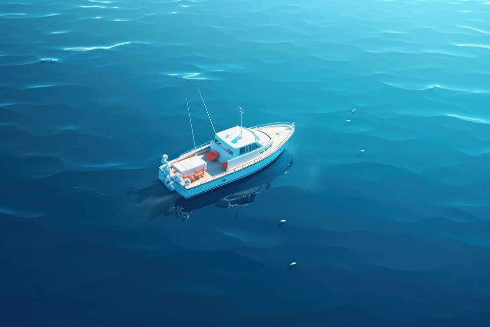 Ocean boat sailboat outdoors. AI generated Image by rawpixel.