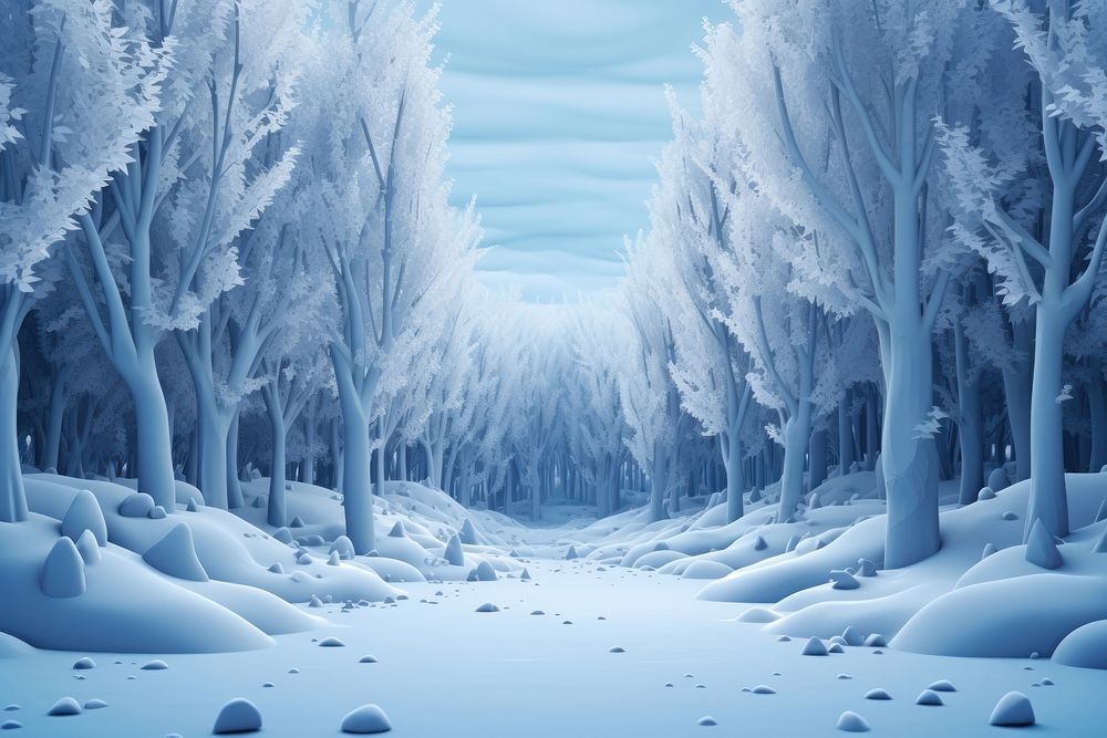 Frost backgrounds landscape outdoors. 