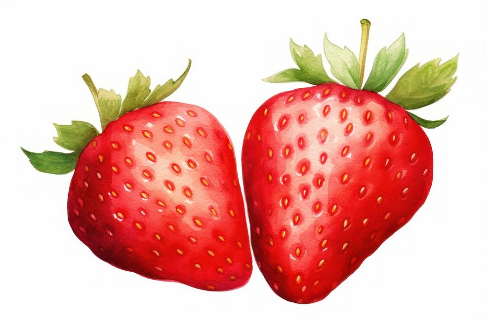 Strawberry berries fruit plant. AI generated Image by rawpixel.