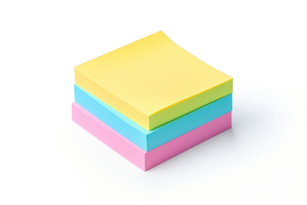 Paper note white background adhesive note. AI generated Image by rawpixel.