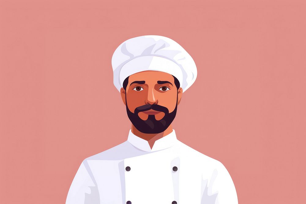 Chef portrait adult beard. AI | Premium Photo Illustration - rawpixel