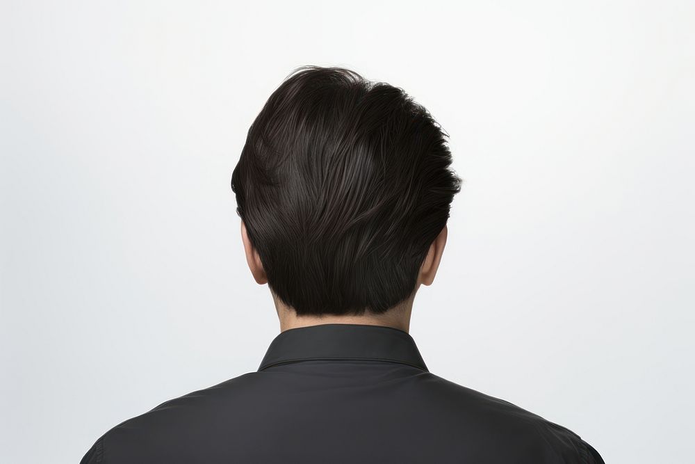 Adult photo back head. 