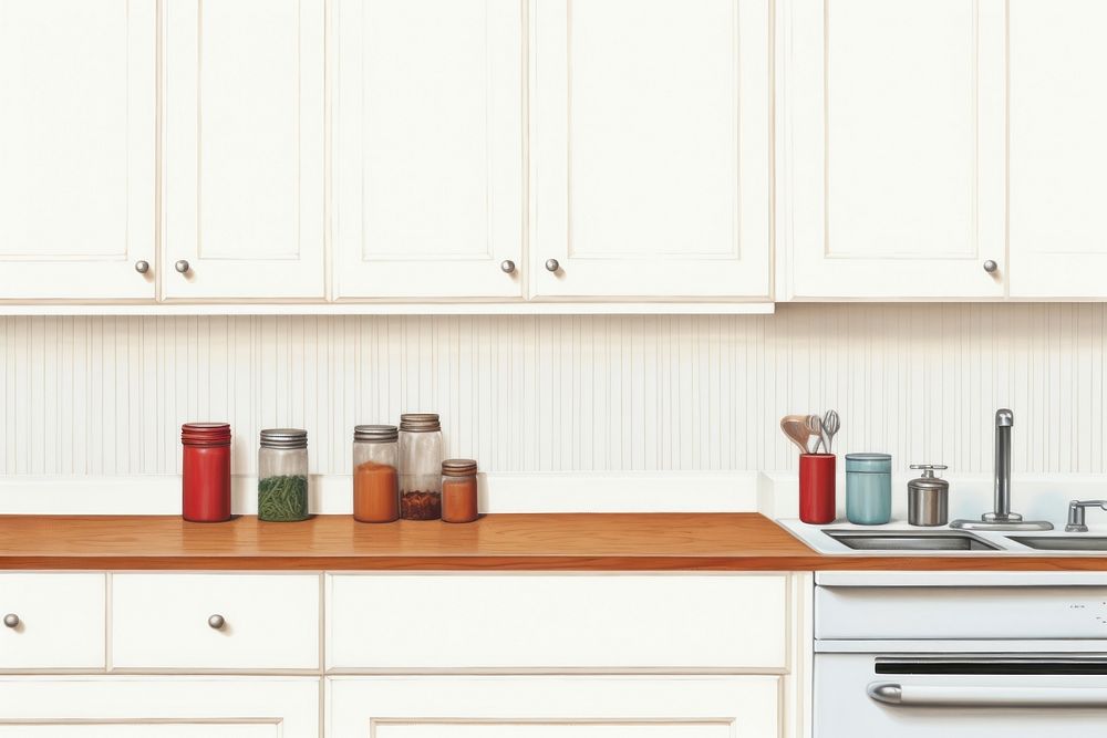 Kitchen furniture cabinet sink. AI generated Image by rawpixel.