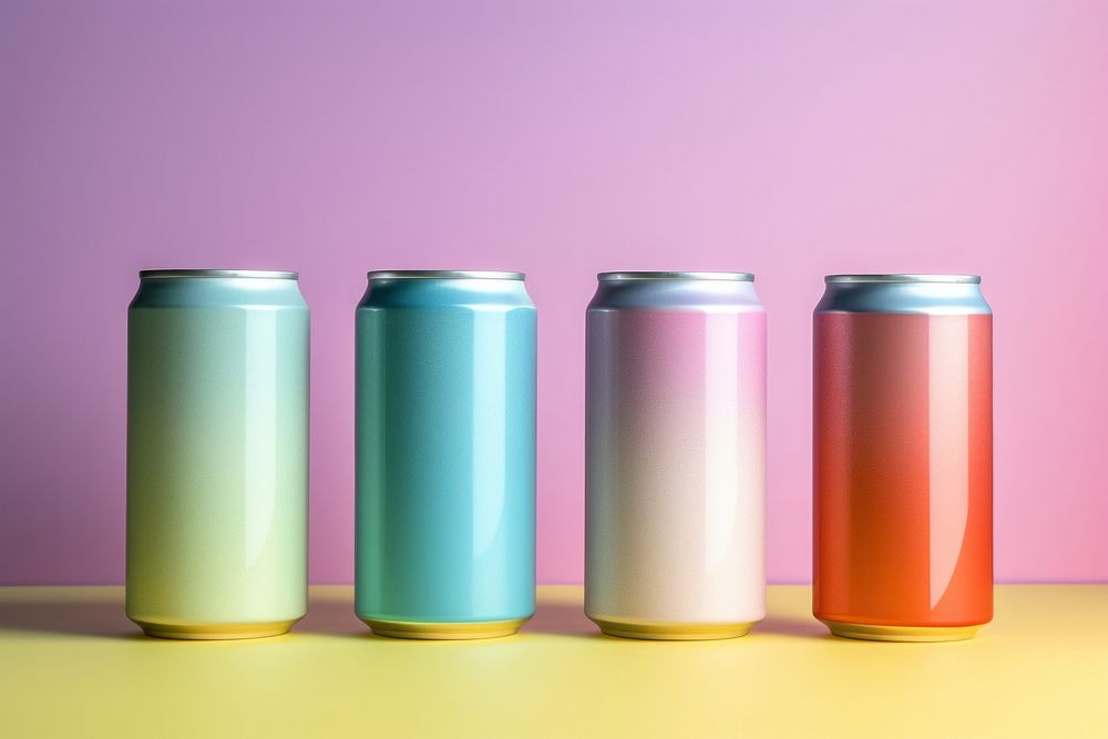 Tin refreshment container drinkware. AI generated Image by rawpixel.