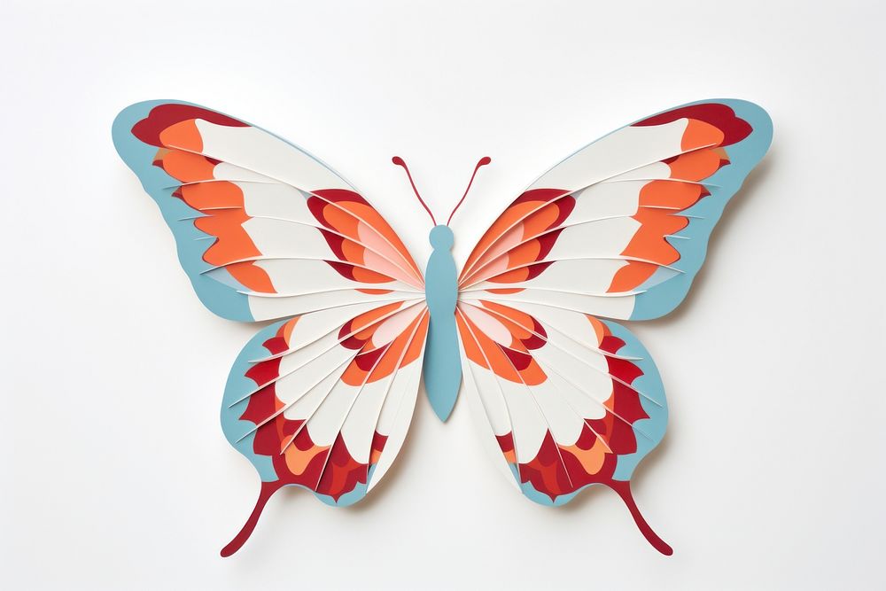 Butterfly animal insect paper. AI generated Image by rawpixel.
