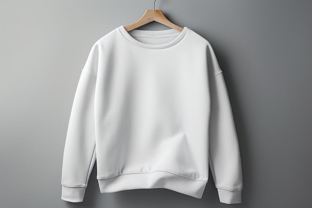 Sweatshirt sweater sleeve white. 