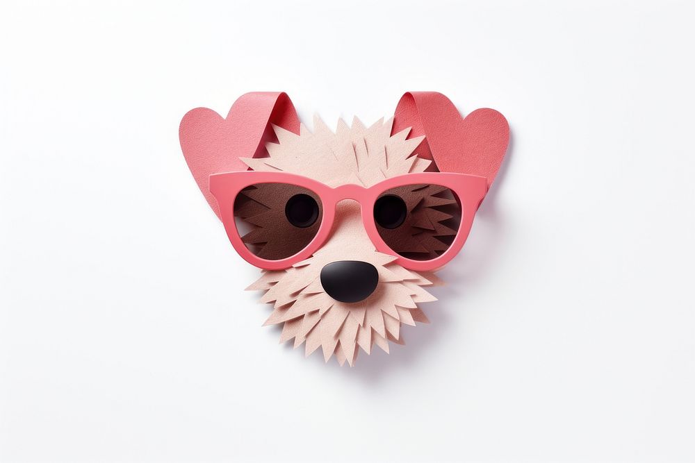 Art sunglasses heart paper. AI generated Image by rawpixel.