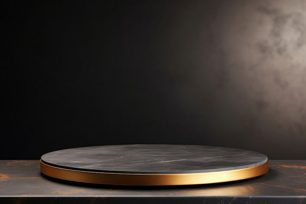 Table black furniture darkness. AI generated Image by rawpixel.