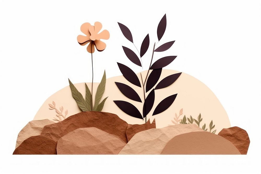 Plant flower soil leaf. AI generated Image by rawpixel.