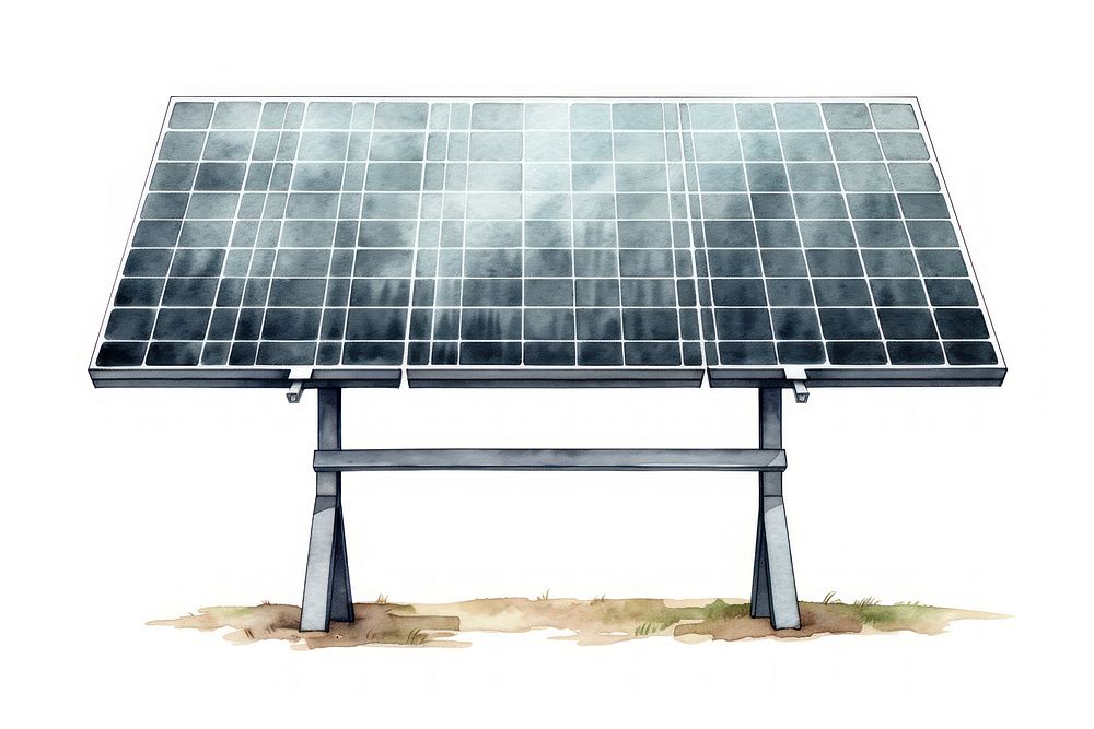 Architecture white background environmentalist solar panels. AI generated Image by rawpixel.