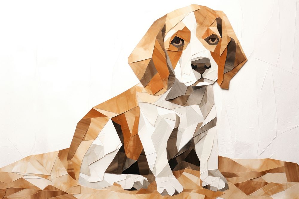 Beagle animal mammal hound. AI generated Image by rawpixel.