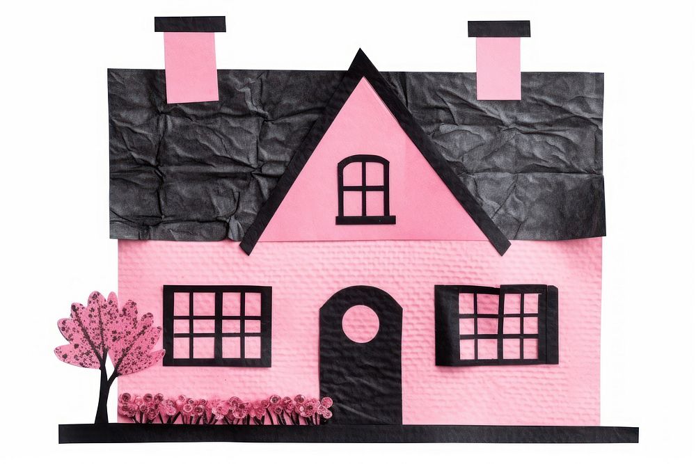 House pink art toy. AI generated Image by rawpixel.
