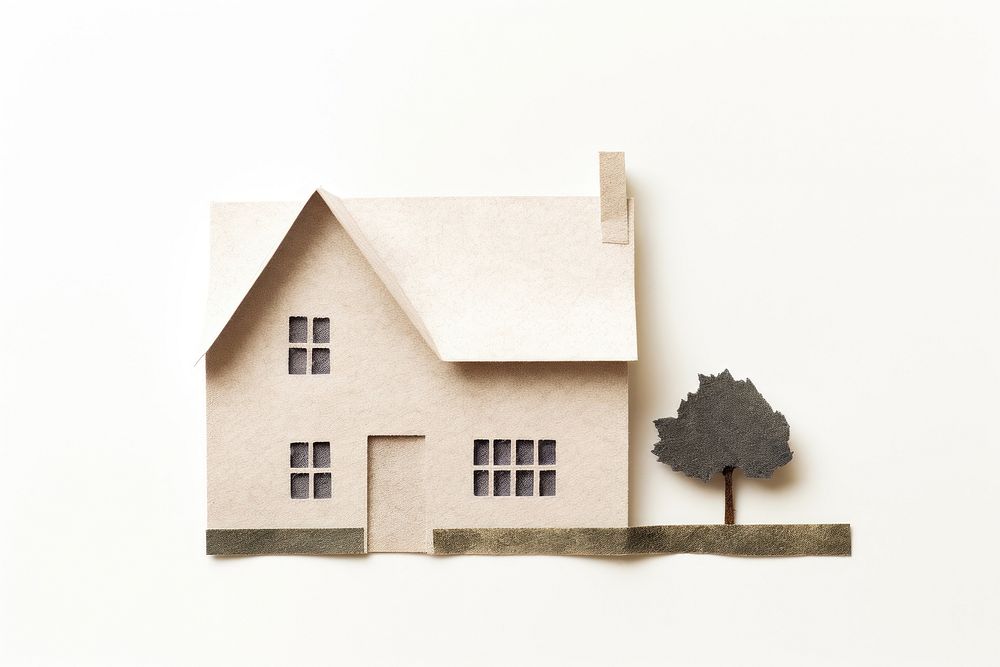Architecture building house paper. AI generated Image by rawpixel.