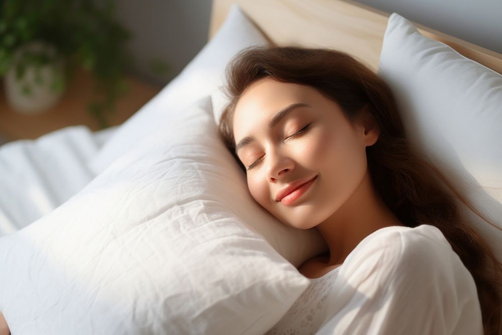 Sleeping blanket resting pillow. AI generated Image by rawpixel.