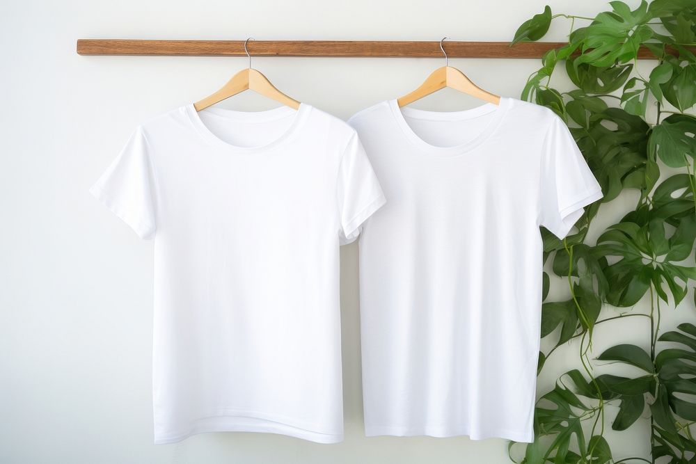 T-shirt fashion sleeve hanger. AI generated Image by rawpixel.