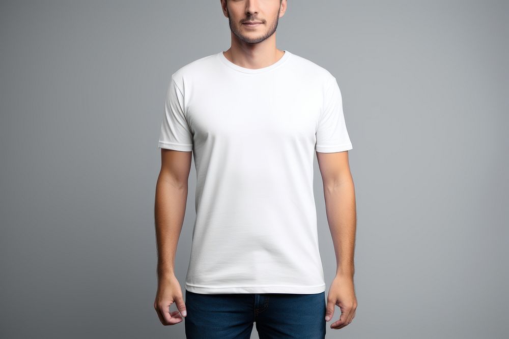 Shirt t-shirt sleeve white. AI | Premium Photo - rawpixel
