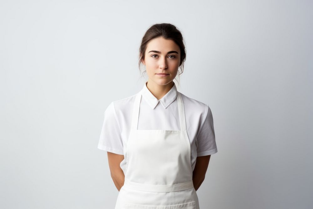 Adult apron white woman. AI generated Image by rawpixel.