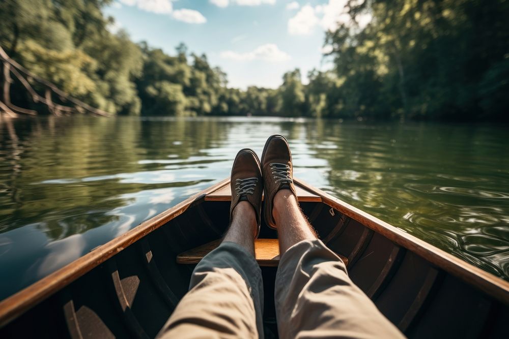 Boat outdoors vehicle nature. 