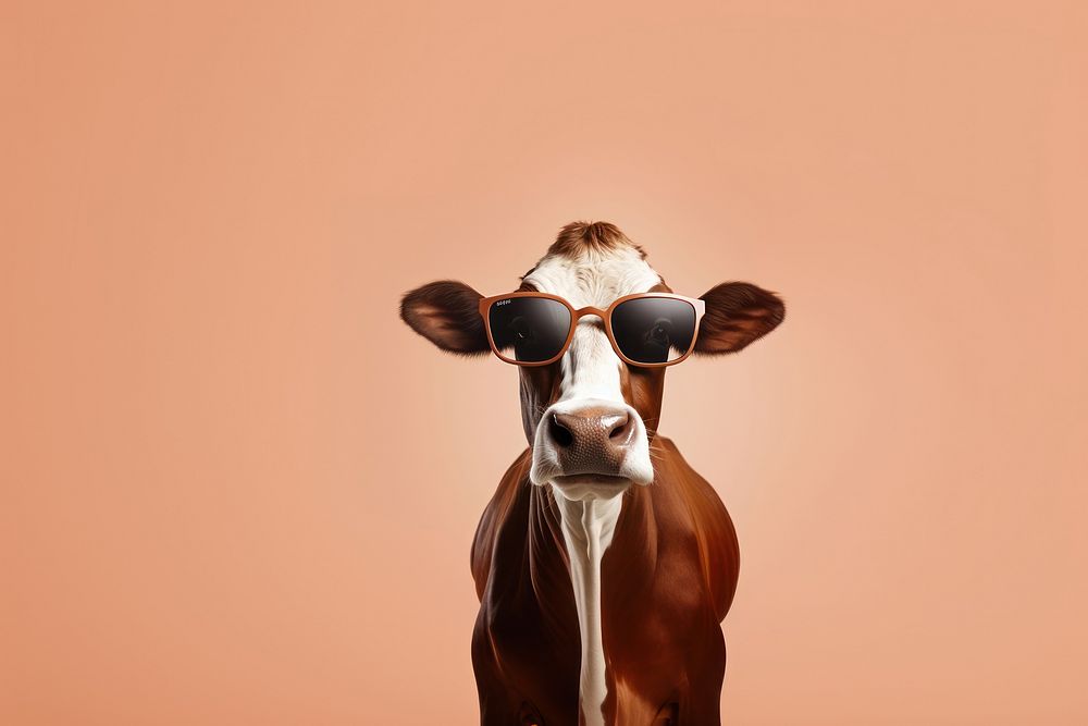 Cow livestock mammal animal. AI generated Image by rawpixel.