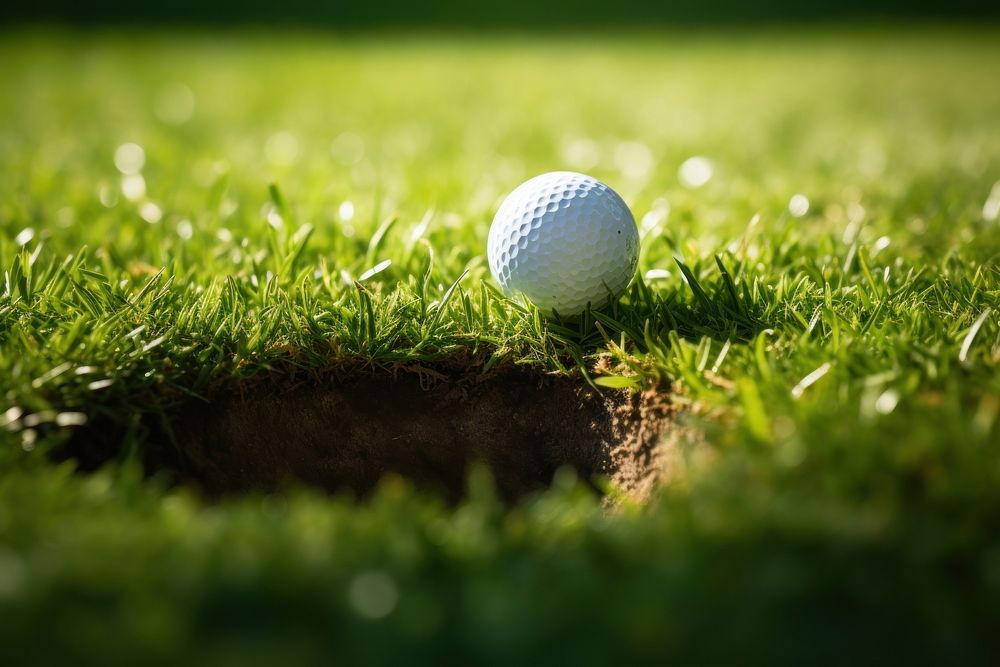 Ball golf outdoors sports. AI generated Image by rawpixel.