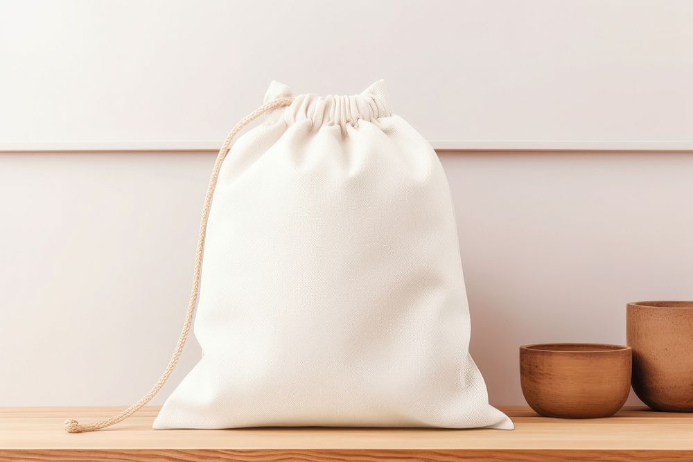 Bag white simplicity handbag. 