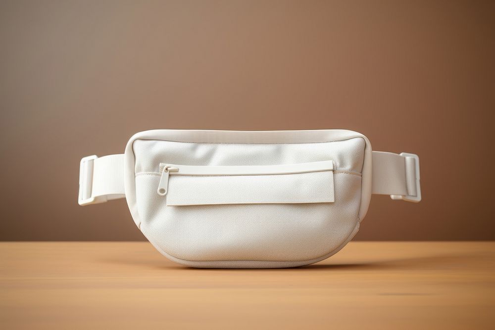 Bag handbag white brown. AI generated Image by rawpixel.