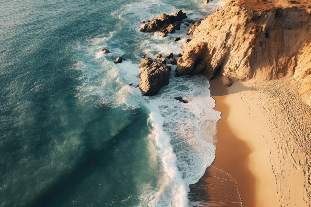 Beach outdoors nature coast. 