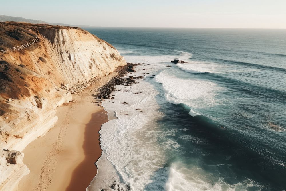 Beach outdoors nature coast. 