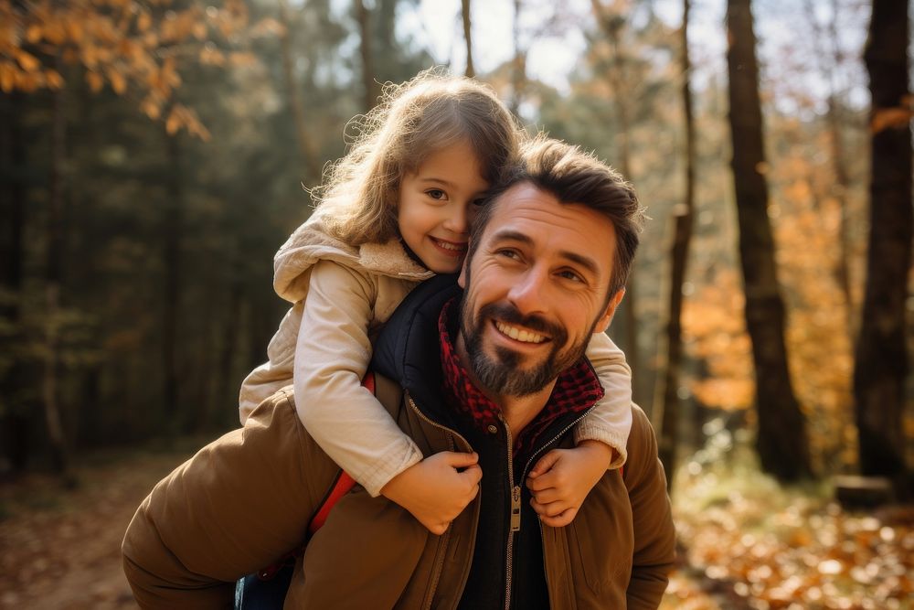 Forest photography portrait outdoors. 