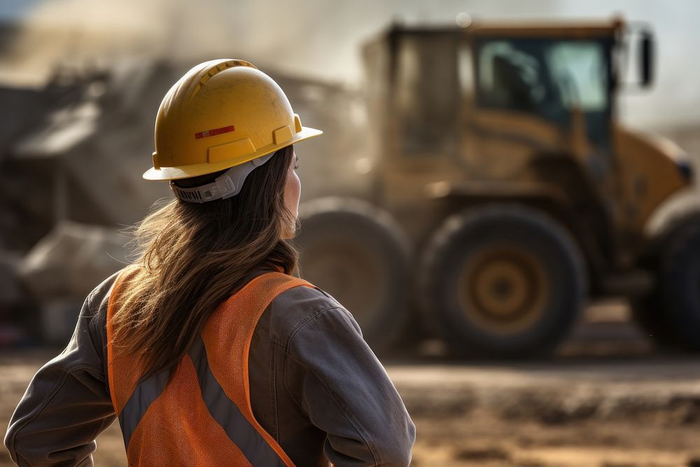 Hardhat looking machine helmet. 