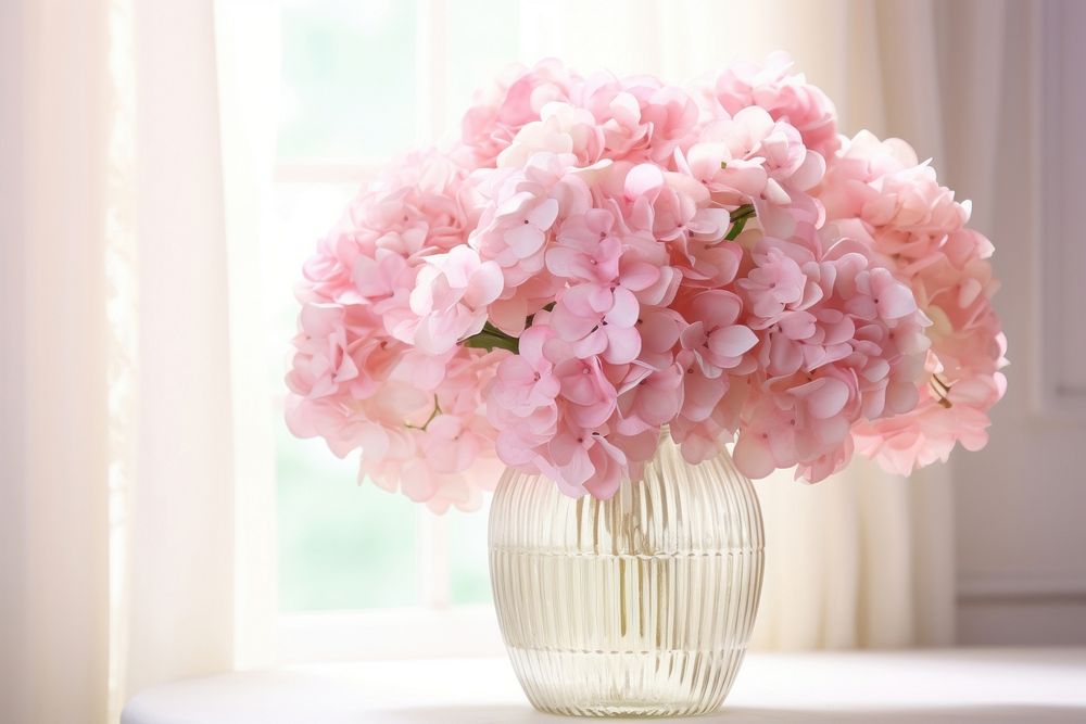 Flower hydrangea petal plant. 