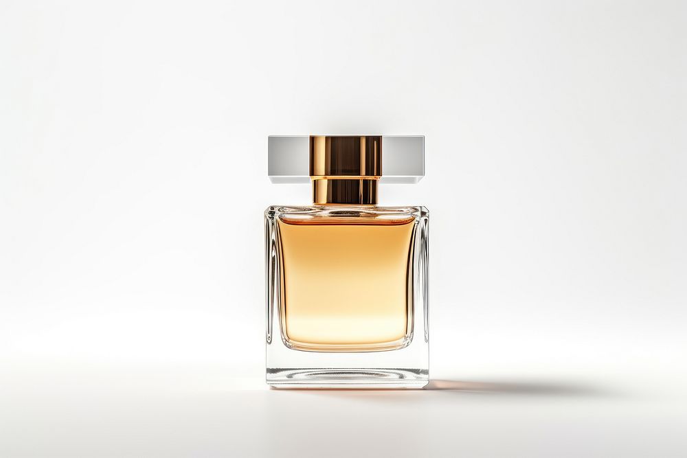 Perfume bottle cosmetics white background. | Free Photo - rawpixel