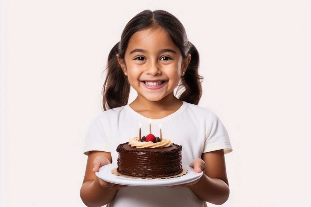 Cake birthday portrait dessert. 